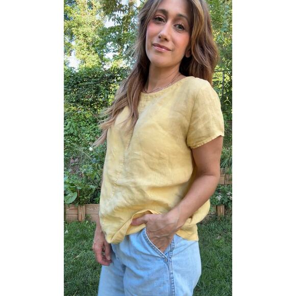 Golden Hour Linen Top - Picture 5 of 7